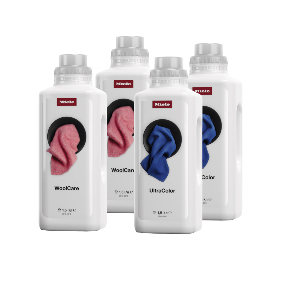 Набор для стирки деликатных тканей и изделий из шерсти WoolCare и цветного белья UltraColor Miele купить в Чебоксарах | Всегда в наличии! | Артикул 12144770 | Официальный сайт
