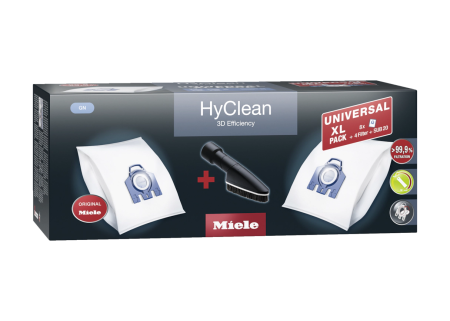 Комплект мешков-пылесборников Universal XL pack HyClean 3D GN Miele купить в Чебоксарах | Всегда в наличии! | Артикул 11476550 | Официальный сайт