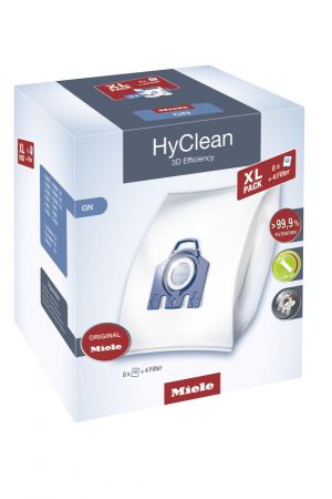 Комплект мешков пылесборников XL GN HyClean 3D Miele купить в Чебоксарах | Всегда в наличии! | Артикул 10455000 | Официальный сайт
